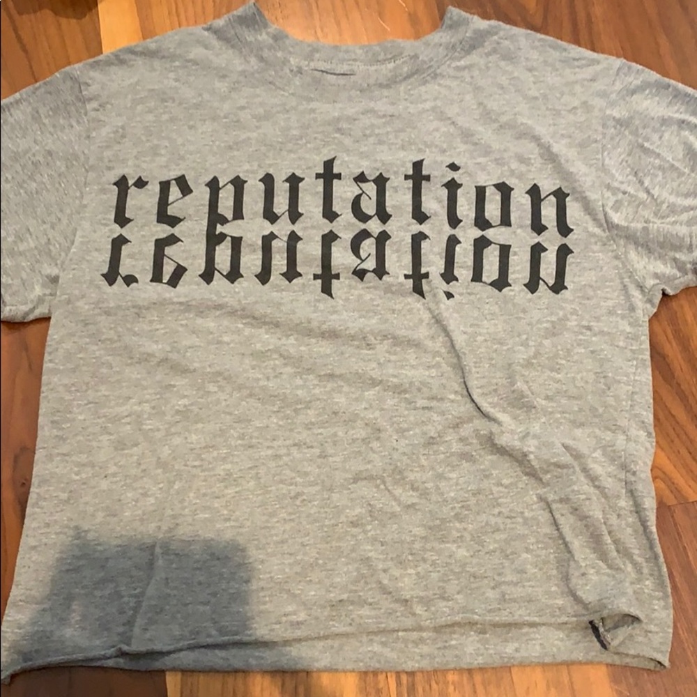 Taylor Swift Reputation Merch Cropped Tee